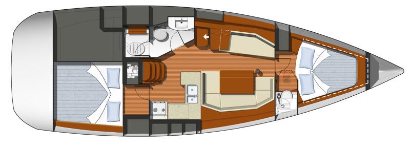 Sun Odyssey 39i - Photo 16 Jeanneau 