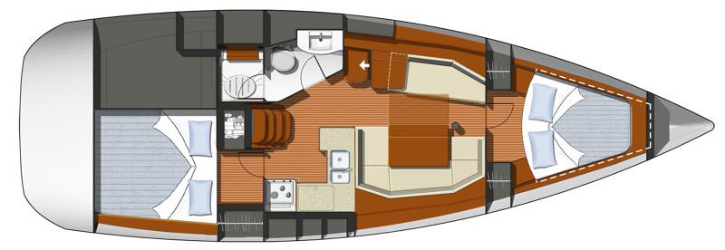 Sun Odyssey 39i - Photo 17 Jeanneau 