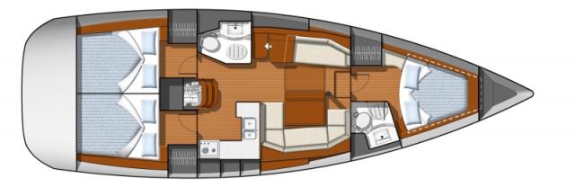 Sun Odyssey 42 DS 2009 - Photo 12 Jeanneau 